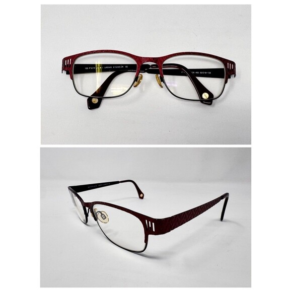 FYSH 3435 463 Eyeglass Frames Only 52-18-135 Red Black Urban Eyewear main image 7